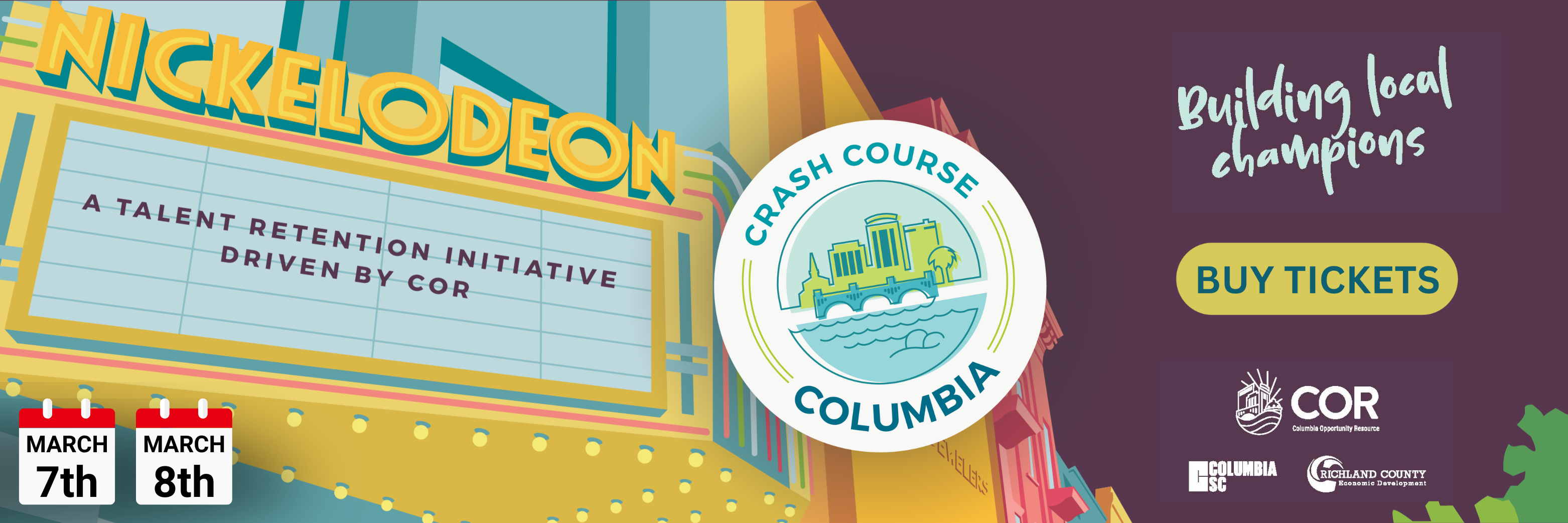 Crash Course Columbia banner | Buy tickets